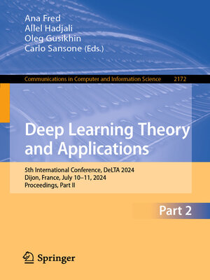 cover image of Deep Learning Theory and Applications